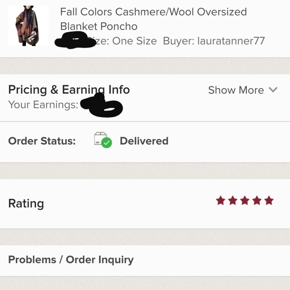 RESTOCK NWT Fall Colors Autumn Blanket Poncho Coat - Picture 7 of 8